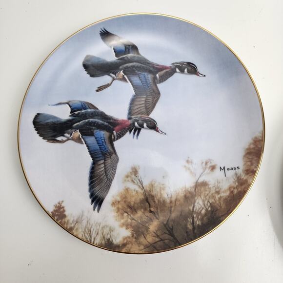 Last Of The Season by David Maass 1988 The Danbury Mint 2 Collectors Plates - Picture 2 of 8